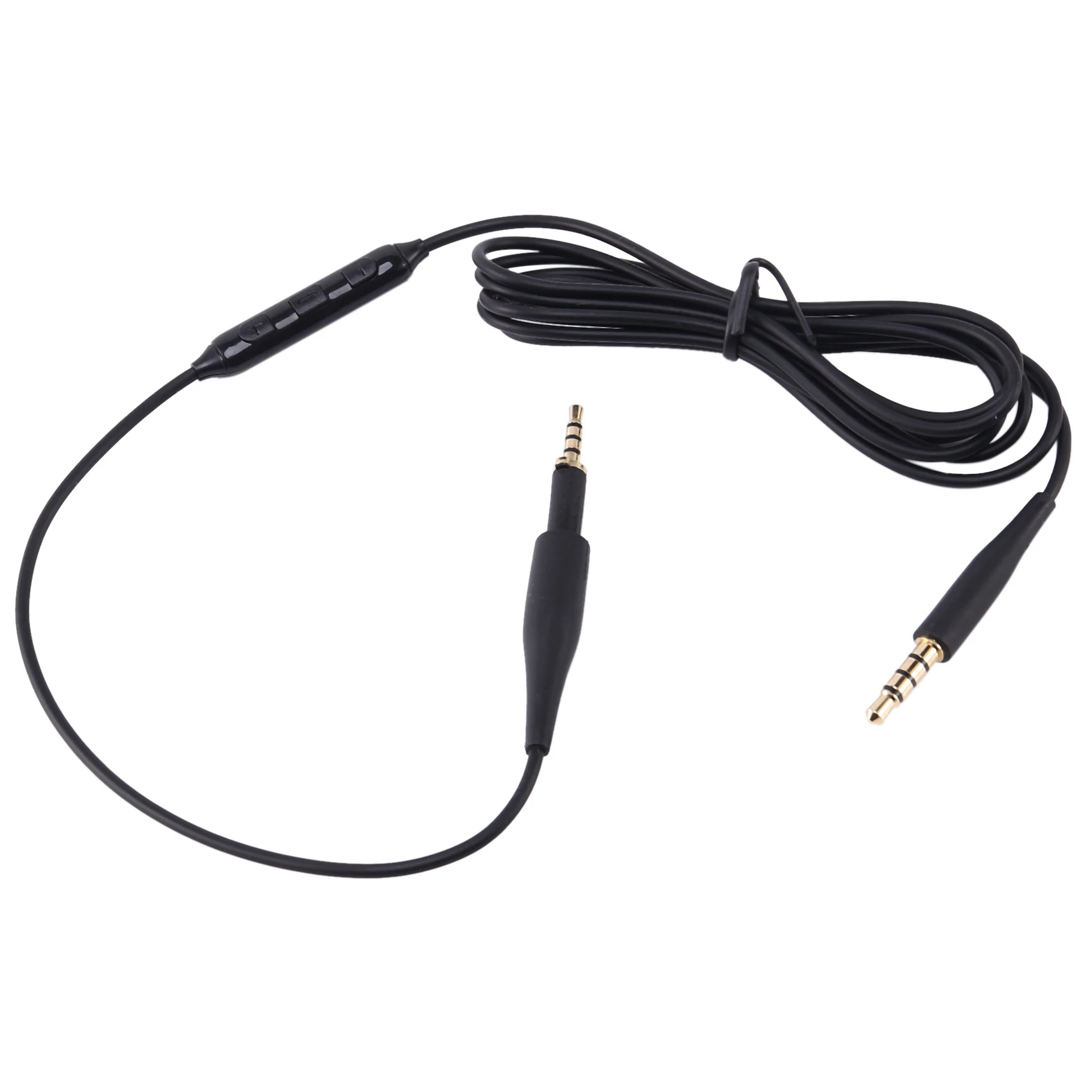 Csere Kábel-Audió Kábel a Mikrofon hangerőszabályzó az AKG K430 K450 K451 K452 Q460 K480 JBL J55 J88 Fejhallgató, Fekete