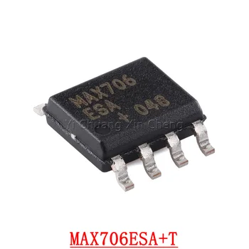 10Pieces Új MAX706ESA + T Javítás SOP-8 MAX706ESA szitanyomás MAX706 Monitor Chip Raktáron