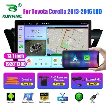13.1 hüvelyk autórádió Toyota Corolla 2013 2014-16 Autós DVD-GPS-Navigációs Sztereó Carplay 2 Din Központi Multimédia Android Auto