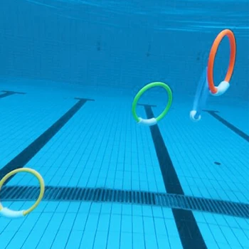 4 Búvárkodás Gyűrű Víz Játszani Berendezés, Víz alatti Úszás Gyűrű Búvárkodás Süllyedő Medence Víz Játék Játékok Búvárkodás Tartozékok