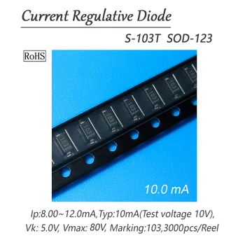 5DB CRD S-103T 10.0 mA SMD SOD-123 Jelenlegi Karakterisztikával Dióda Új Alkalmazható LED Tápegység, valamint az Érzékelők
