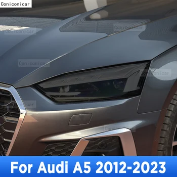 Audi A5 2012-2023 TPU Autó Külső Fényszórók Anti-Semmiből Védőfólia Wrap Vinil-Fényszóró Javítás Tartozékok Matrica