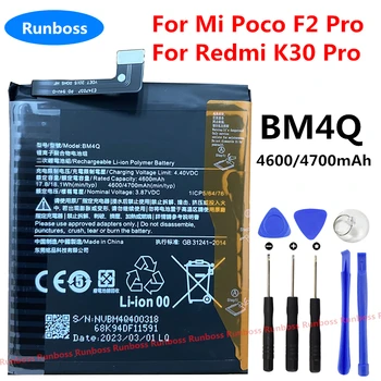 BM4Q 4700mAh Új, Eredeti Csere Akkumulátor Xiaomi Redmi K30 Pro K30Pro Mi Poco F2 Pro Valódi Telefon Akkumulátorok Volta