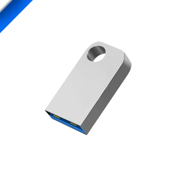 Fém USB2.0 64 GB 128 GB 32 gb-os Számítógép Tároló Vízálló Készülék Pendriver-Ezüst Toll, Kreatív Személyiség Memory Stick