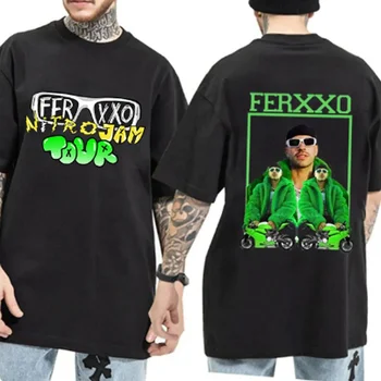 Férfi póló Divat Rapper Feid Ferxxo Vicces Tshirt a Férfiak Nyári Alkalmi Férfi Póló Hipszter Hip-hop Póló Homme Streetwear