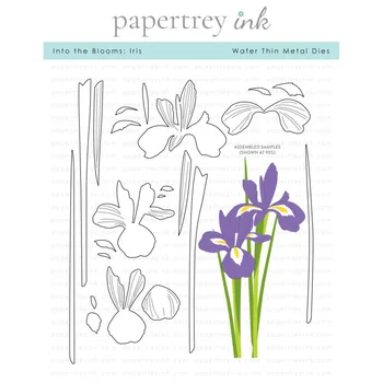 Infó A Virágok : Iris fémforgácsolási Meghal, Érzelmek Bélyeg DIY Kártya Scrapbooking fotóalbum Papír Fafaragás