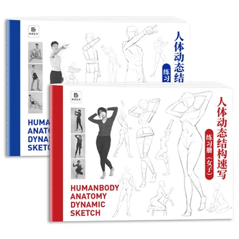 Karakter Nyomon Vázlat Kézzel Festett Bemutató Könyvek Humanbody Anatómia Dinamikus Vázlat Másolási Gyakorlat Sort Tervezet Gyakorlat Könyvek