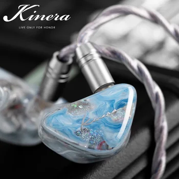 Kinera Freya 2.0 In-Ear Fülhallgató 7mm DD + 3 Knowles BA Hibrid Vezető IEMs a 0.78 mm 2pin Levehető Kábel HIFI Fülhallgató