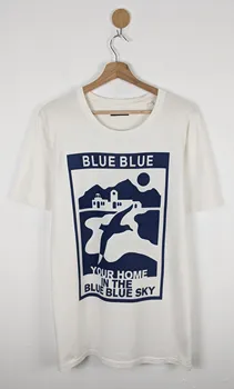 Kék, kék Japán a Haza, a Kék Ég, Póló Méret: US M