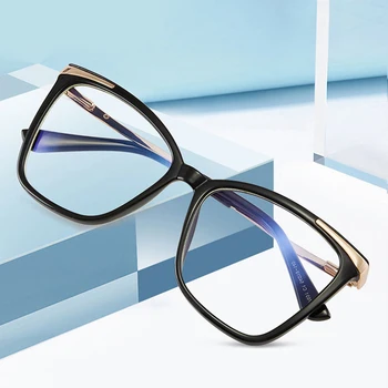Műanyag Keret, Szemüveg Női Stílus Divat Anti-Blue-Ray Full Felni Optikai Szemüveg Új Érkezés Meleg Eladási