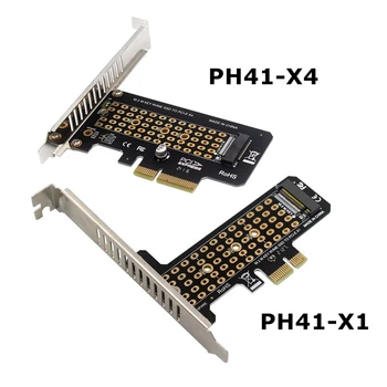 PH41 NVME M. 2, PCI-E 4.0 3.0 Adapter Kártya M-Key PCIE X1/X4/X8/X16 Kelő Bővítő Kártya 2230/2242/2260/2280 M. 2 M Gombot SSD