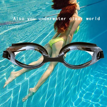 Vízálló anti-köd HD úszó szemüveg Felnőtt Unisex Szilikon úszás szemüveget A Rövidlátás Mértéke védőszemüveg Úszás Szemüveg
