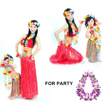 Öltöztesd Fel Hawaii Virágfüzérek Vibráló Led Virág, Koszorú Fejpánt Hawaii Virágfüzérek a Dress-up Cosplay Party Kellékek Hawaii Virágfüzérek Kellék