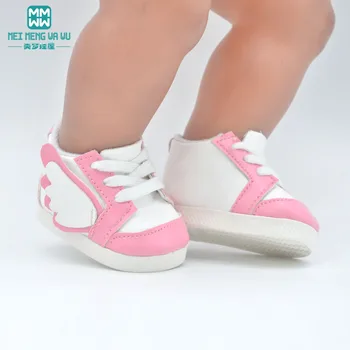 ÚJ Játékok Baba cipő Amerikai Baba született baba Kiegészítők Különböző színek stílusú szárnyas cipő