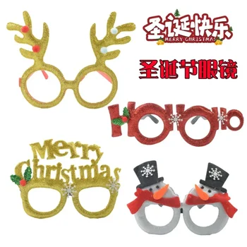 Új Karácsonyi Dekorációs Szemüveg Felnőtt Gyermekek Karácsonyi Ajándékok Holiday Party Kellékek Kreatív Szemüveg Keretek
